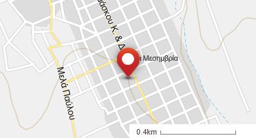 Location of business on map