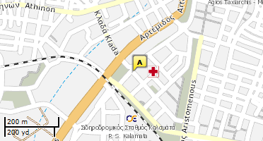 Location of business on map
