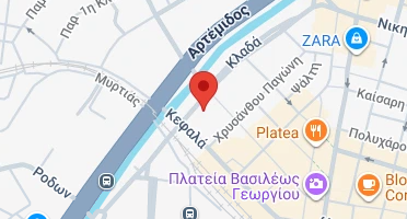 Location of business on map