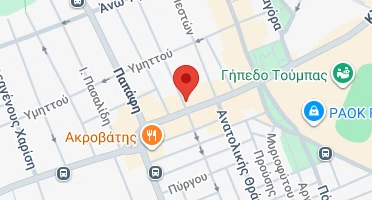 Location of business on map