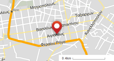 Location of business on map