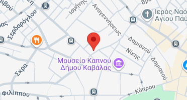 Location of business on map