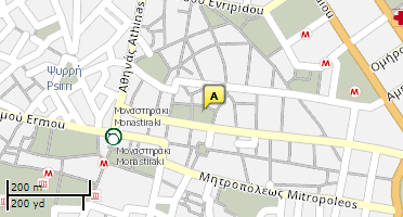 Location of business on map