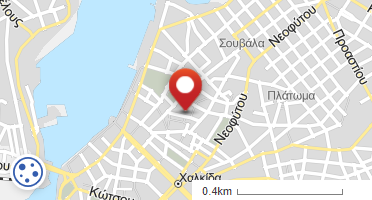 Location of business on map