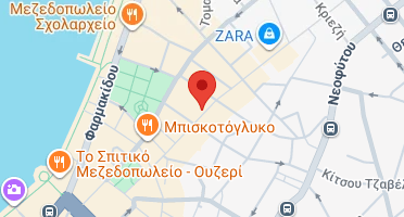 Location of business on map
