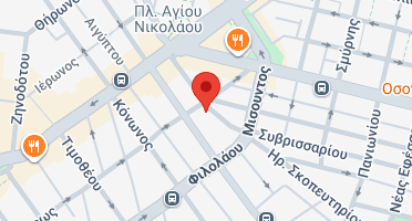 Location of business on map