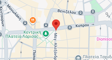 Location of business on map