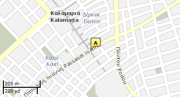 Location of business on map