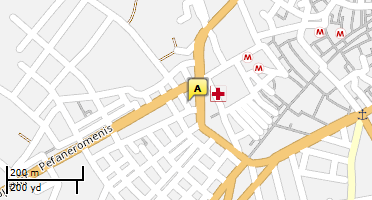 Location of business on map