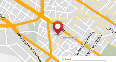 Location of business on map