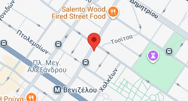 Location of business on map