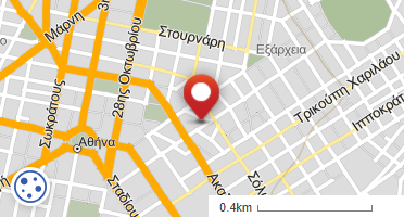 Location of business on map