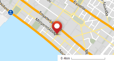 Location of business on map