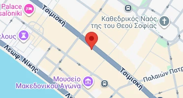 Location of business on map