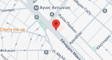 Location of business on map