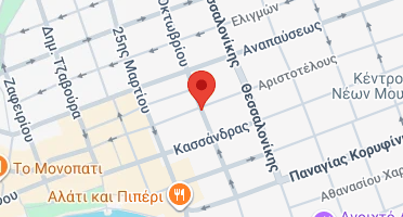 Location of business on map
