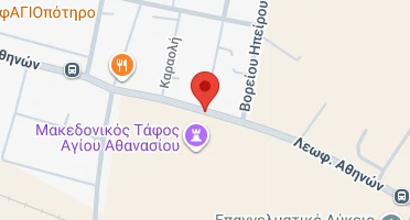 Location of business on map