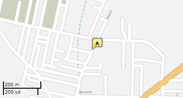 Location of business on map