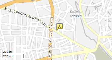 Location of business on map
