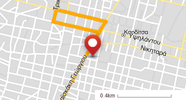 Location of business on map