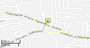 Location of business on map