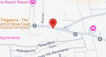 Location of business on map