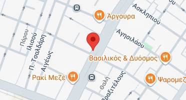 Location of business on map