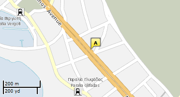 Χάρτης και σημείο της επιχείρησης