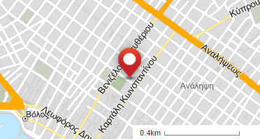 Location of business on map