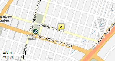 Location of business on map