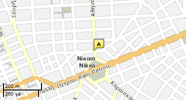 Location of business on map
