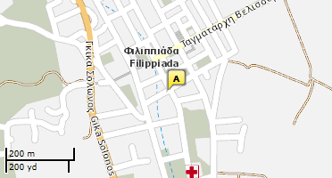 Location of business on map