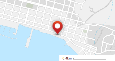 Location of business on map