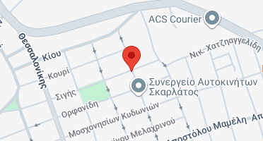 Location of business on map