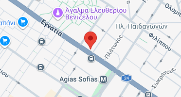 Location of business on map