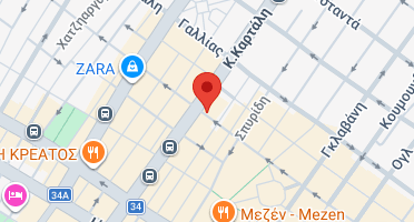 Location of business on map