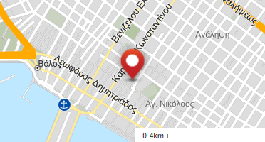 Location of business on map