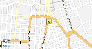 Location of business on map