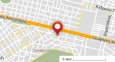 Location of business on map