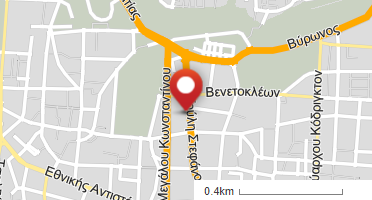 Χάρτης και σημείο της επιχείρησης