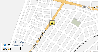 Location of business on map