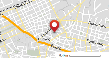 Location of business on map