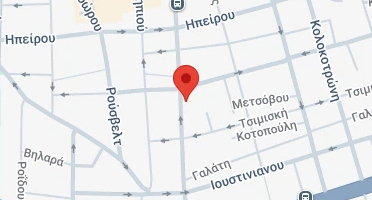 Location of business on map