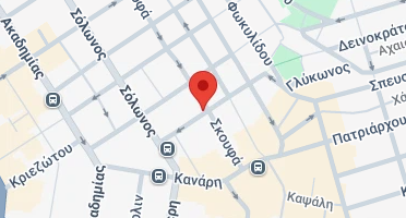 Location of business on map