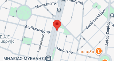 Location of business on map