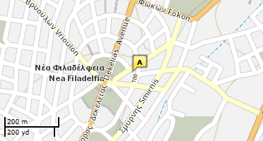 Location of business on map