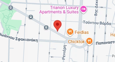 Location of business on map
