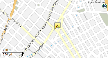 Location of business on map