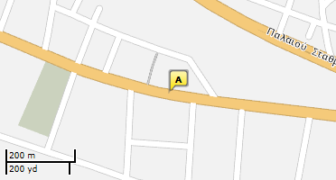 Location of business on map