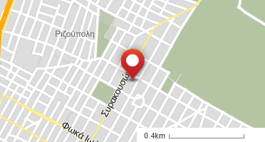 Location of business on map